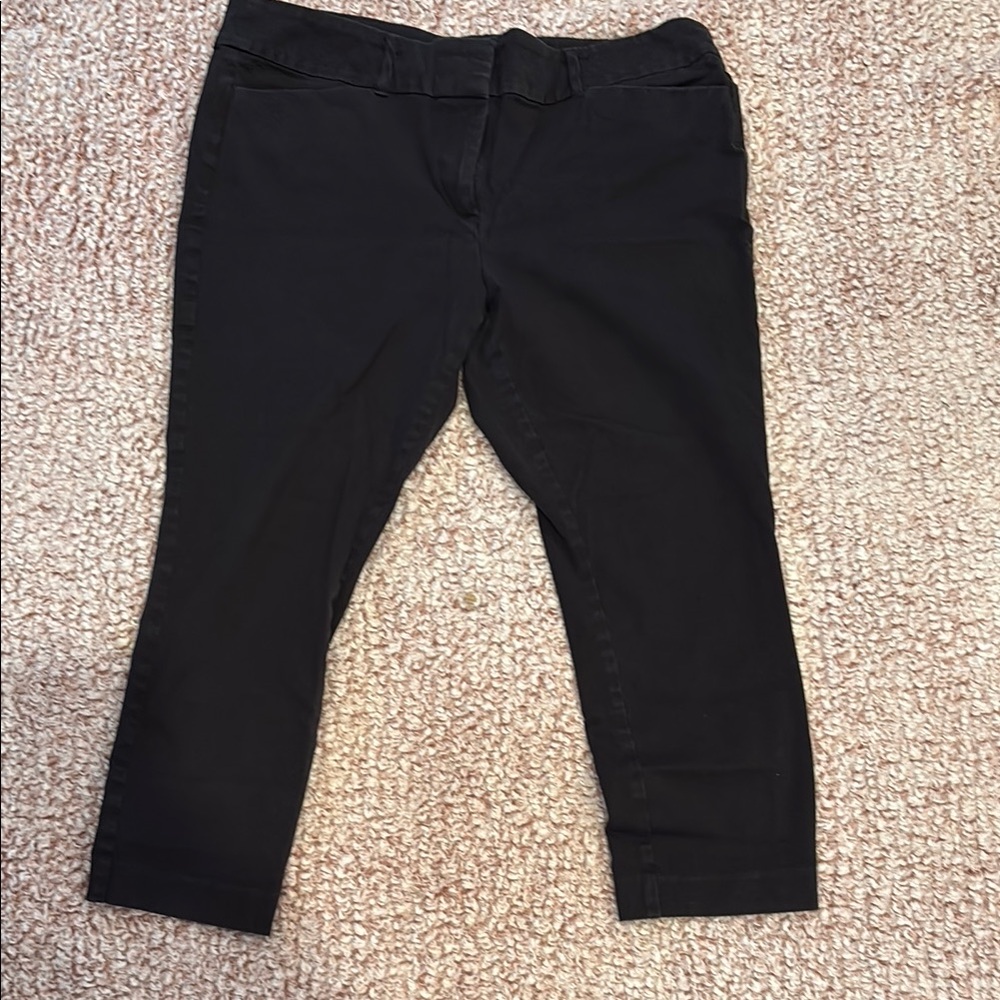 Loft Black Cropped Pants